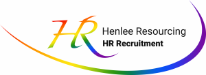 Henlee - Logo Rainbow & Dark Gray (on white)