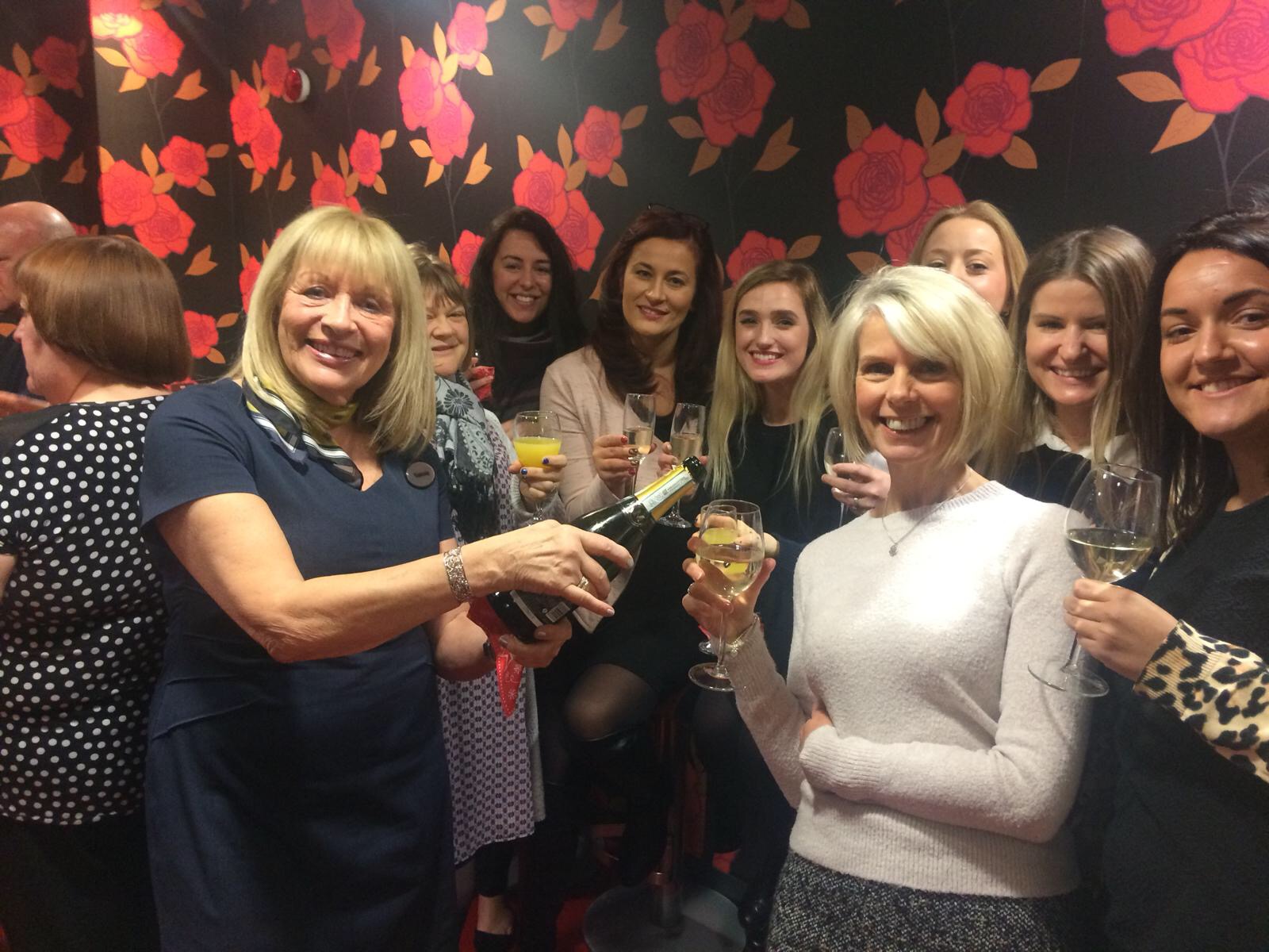 Christmas Prosecco at Rombourne's Merlin House offices