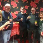 Christmas party drinks at Rombourne's Merlin House offices