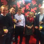 Christmas party drinks at Rombourne's Merlin House offices